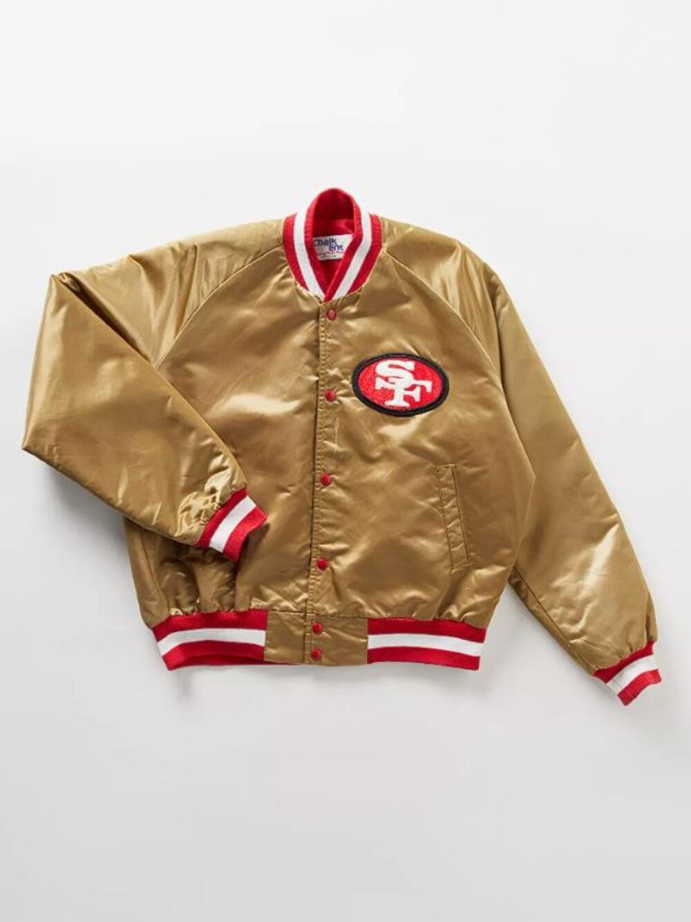 CHALK LINE Men's Vintage San Francisco 49ers Bomber Jacket Size XL